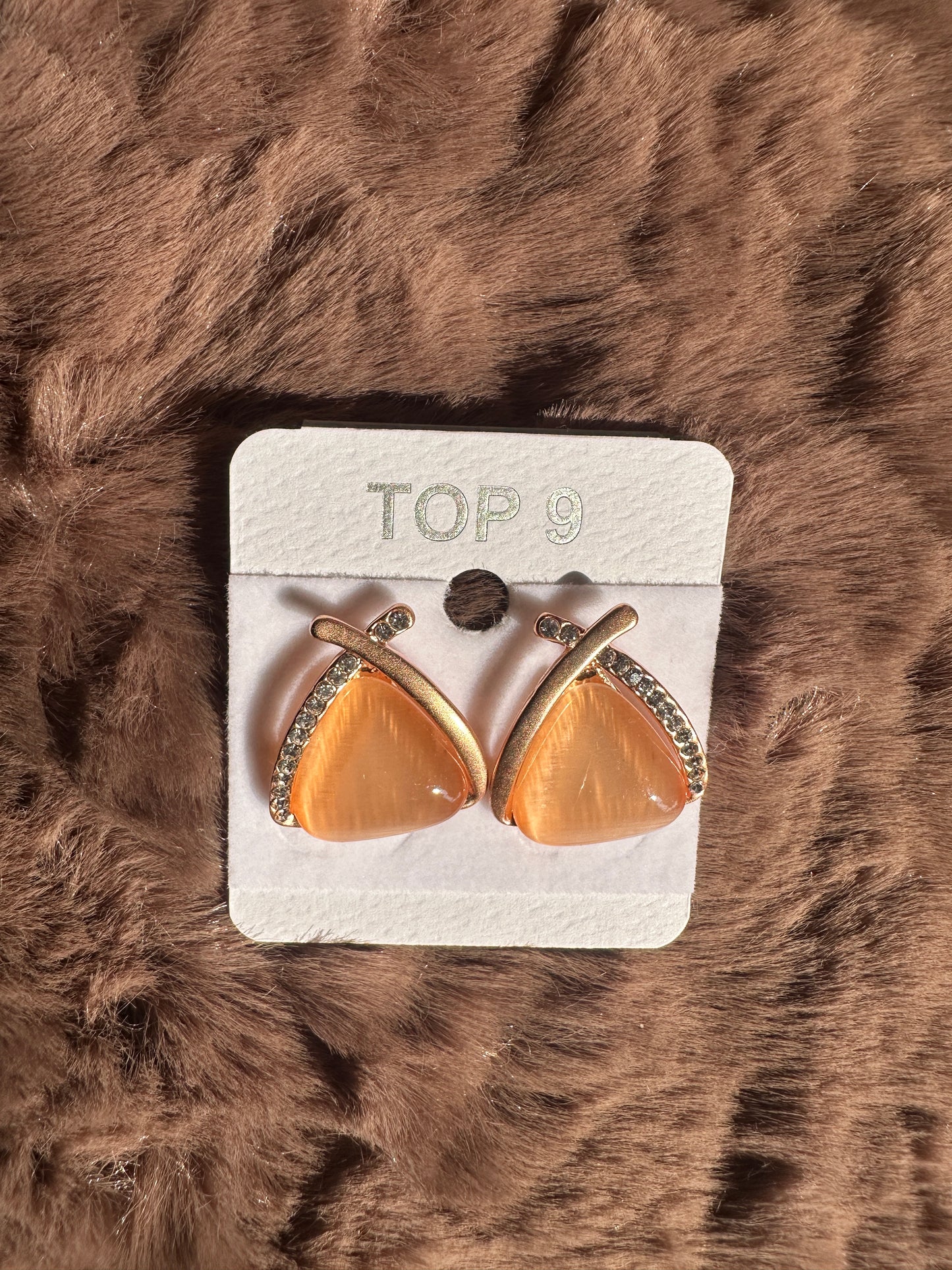 Stunning micro gold earrings