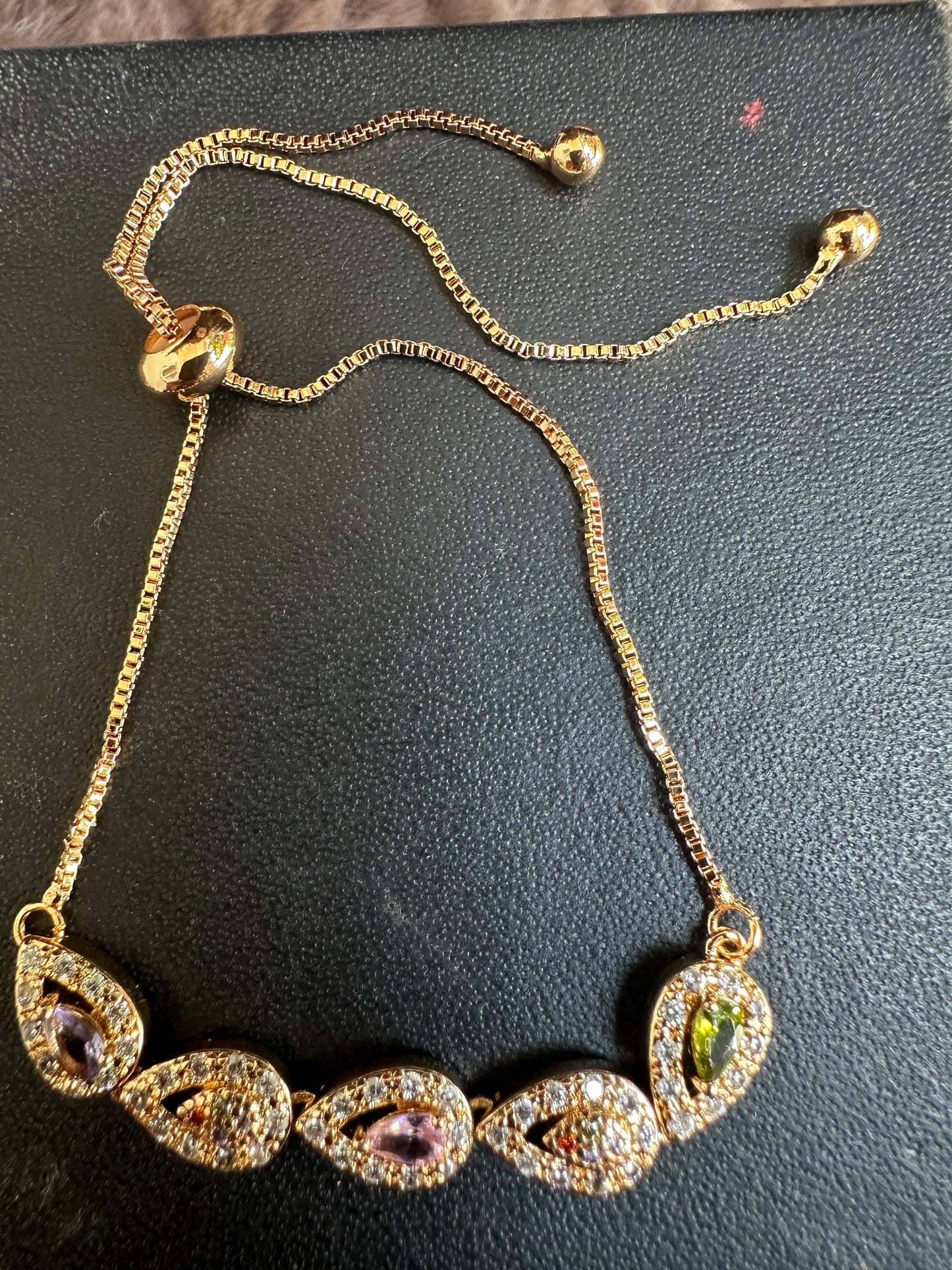 Bracelet with stone work