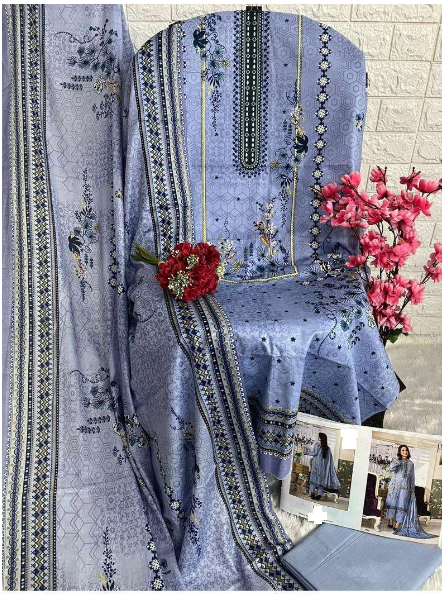 Light blue lawn cotton