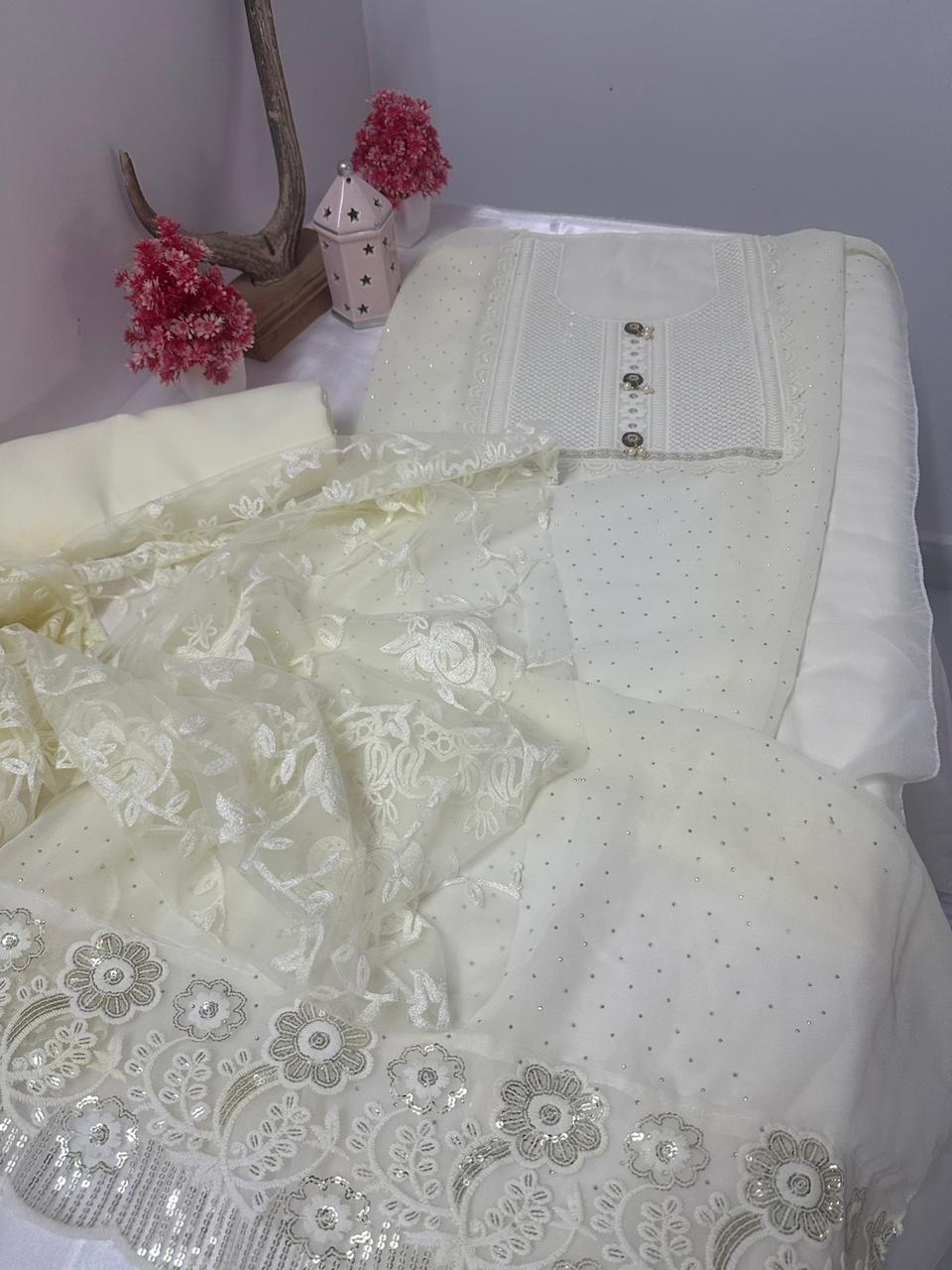 Lemon Yellow party wear dress