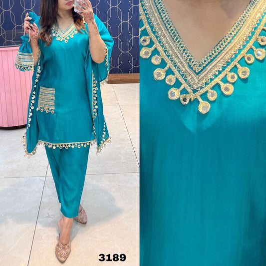 Sea green cord set