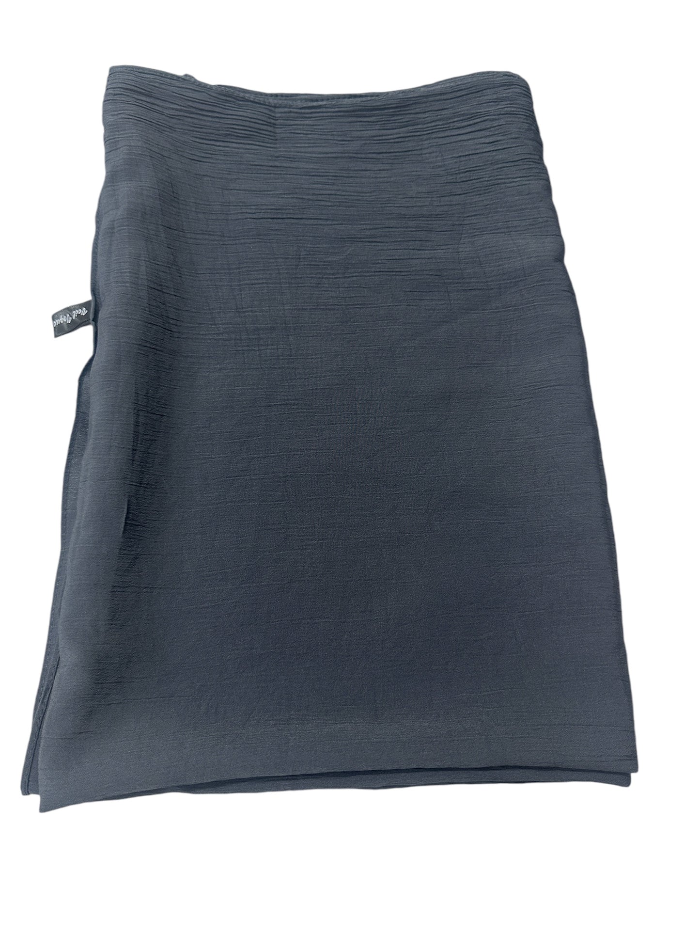 Gray color Premium quality Wrinkle Ironless crinkled hijab