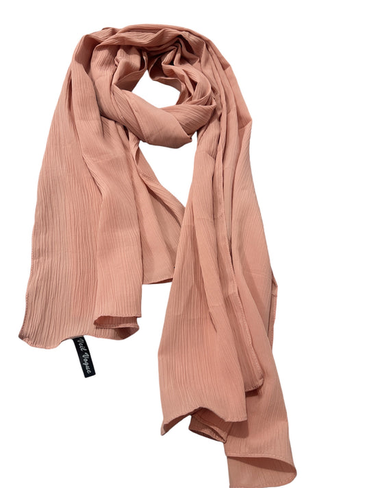 light   color Premium quality Wrinkle Ironless crinkled hijab