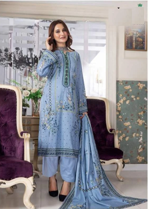 Light blue lawn cotton